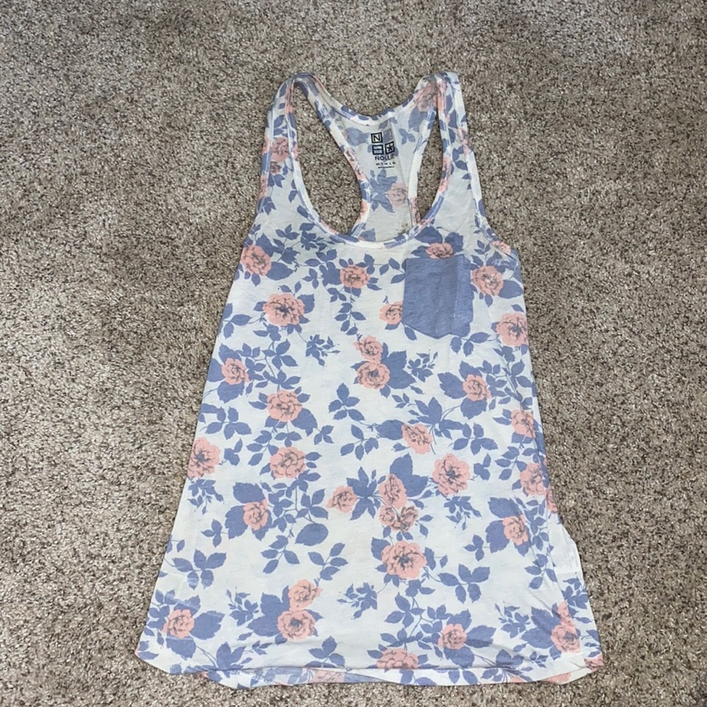 Billie floral tank top, size S